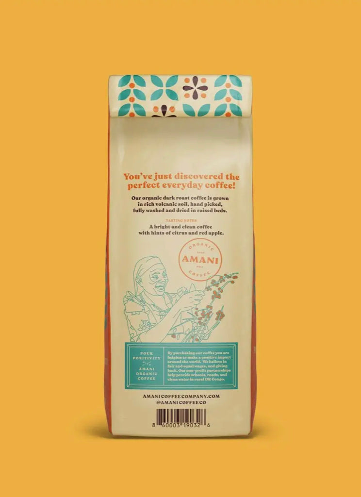 Amani light roast ground coffee
