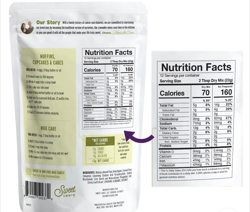 Sweet Logic Apple Cinnamon Baking Mix
