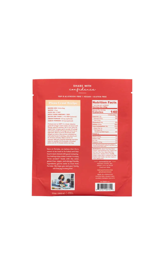 Partake Pizza Crust Mix