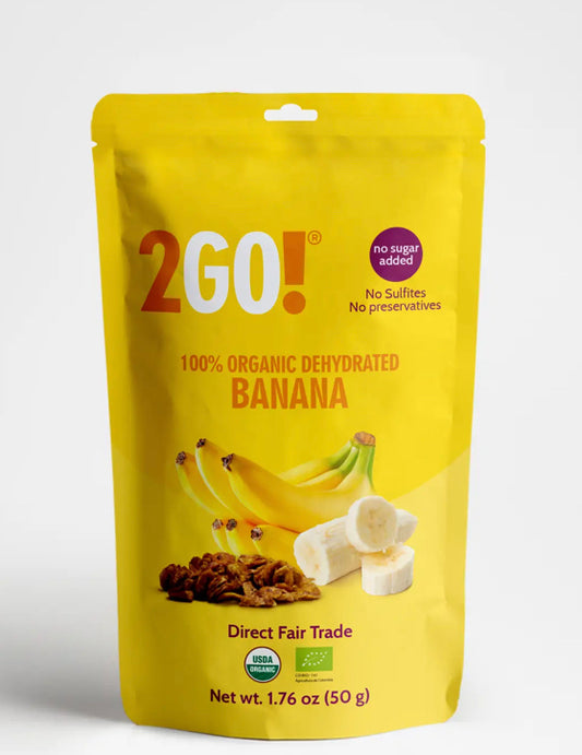 2Go! Organic snacks- dried banana