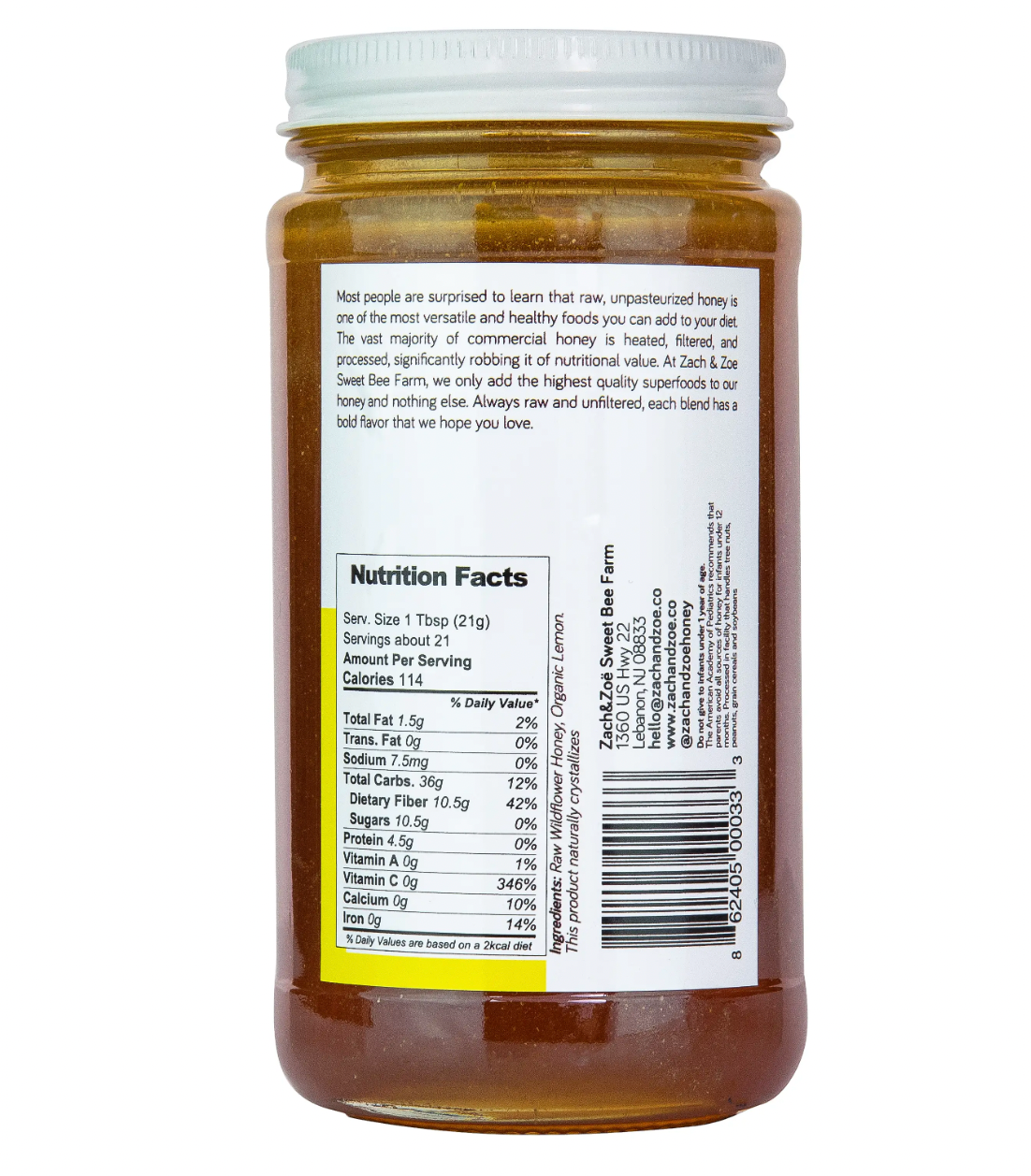Wildflower Honey with Lemon