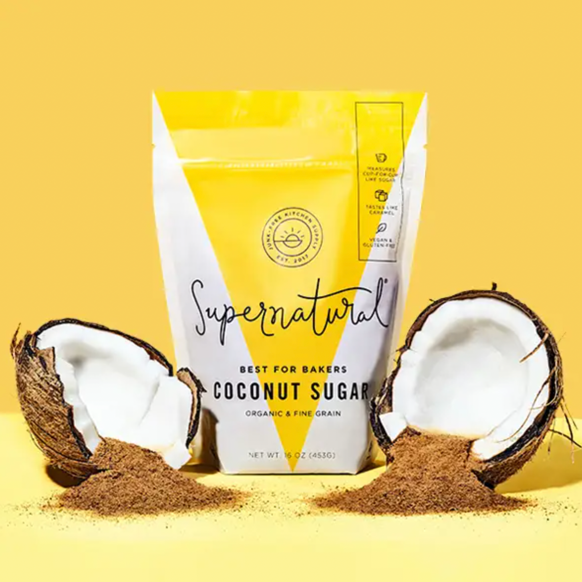 Supernatural Organic Fine Grain Coconut Sugar