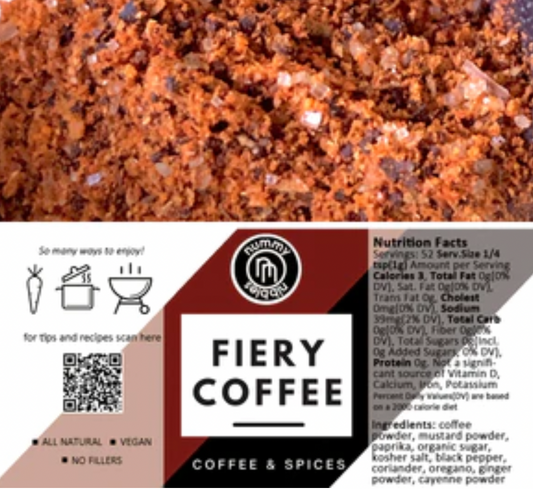 Nummy Nibbles Fiery Coffee Coffee & Spices