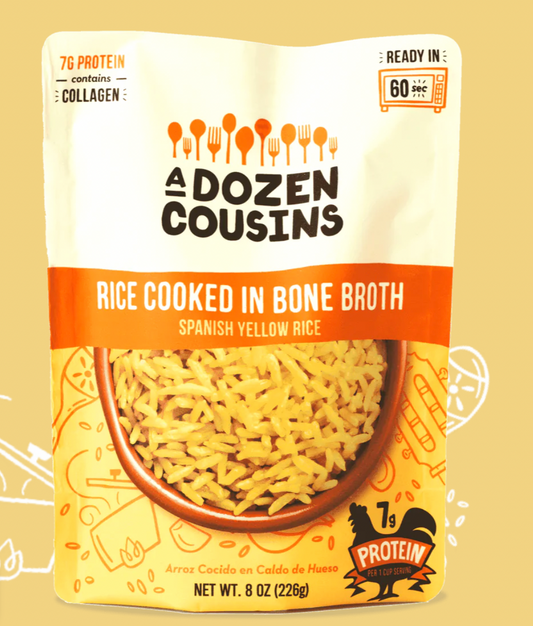 A Dozen Cousins Spanish Yellow Bone Broth Rice
