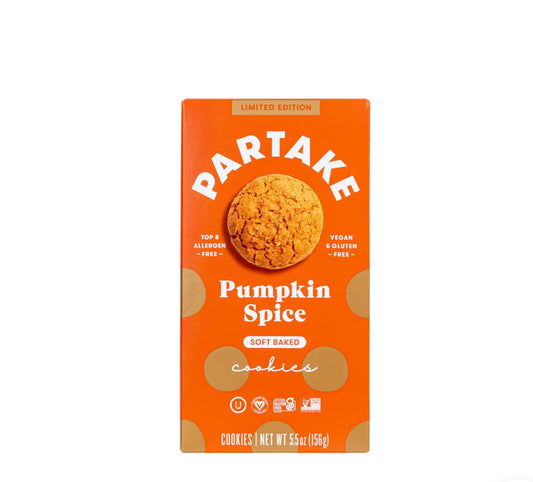 Partake Soft Baked Pumpkin Spice Cookies