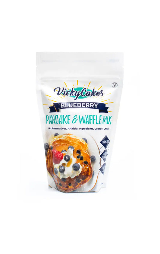 Vicky's Cakes Blueberry Pancake and Waffle Mix