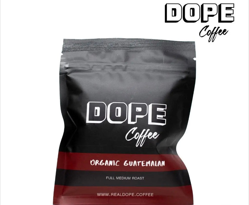 Dope Coffee 2oz Organic Guatemalan Pack Dripp Ground