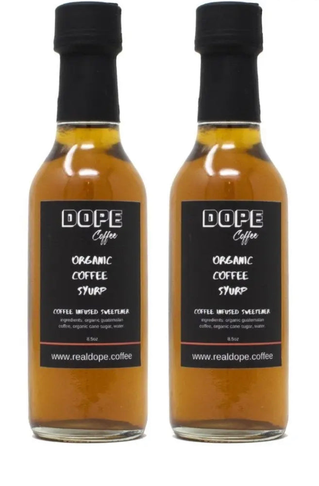 Dope Coffee Organic Coffee Infused Syrup 5oz Syrup