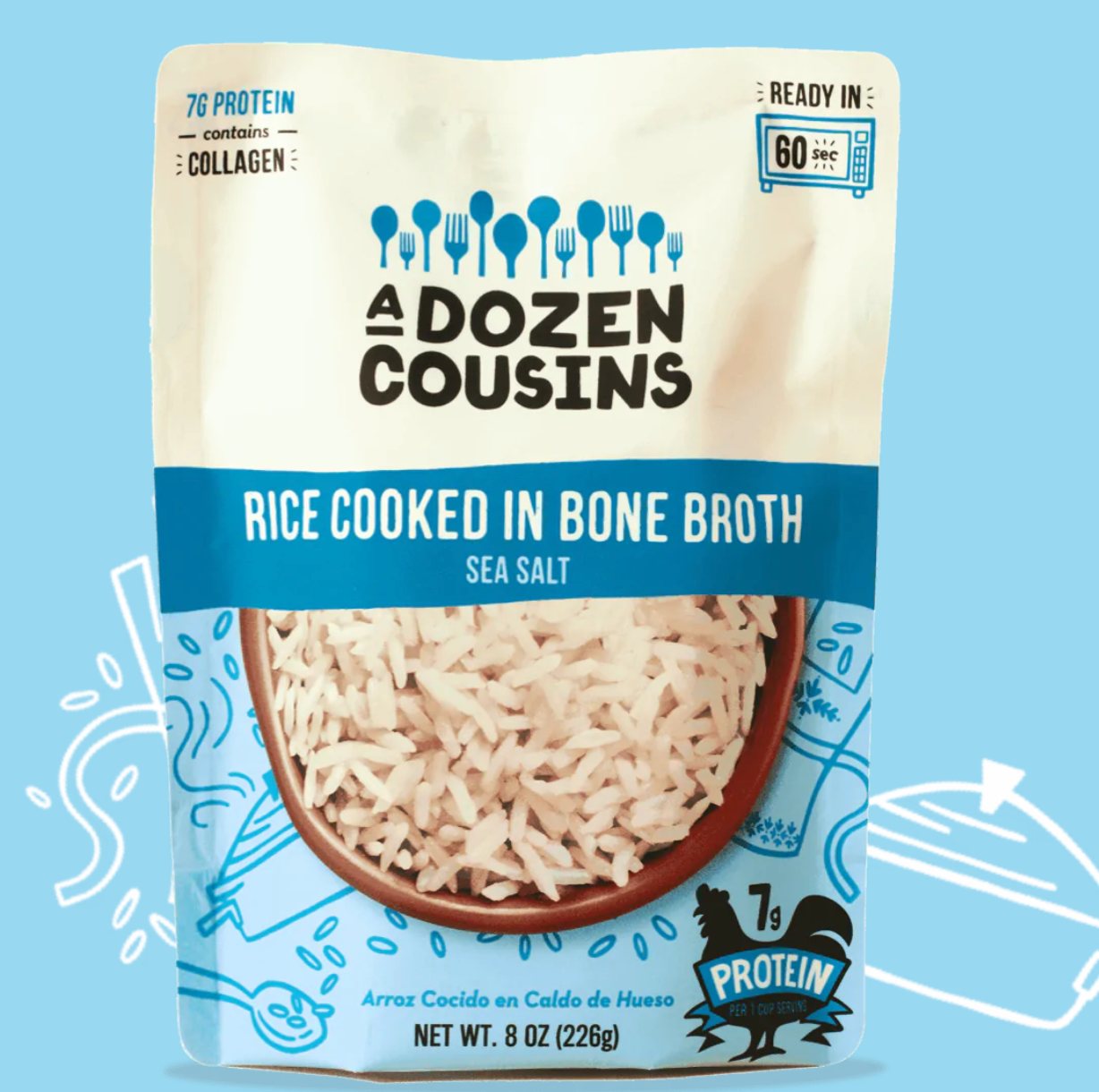 A Dozen Cousins Sea Salt Bone Broth Rice